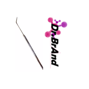 Aguja de Disección Curva con Mango Metálico Largo 12CM.