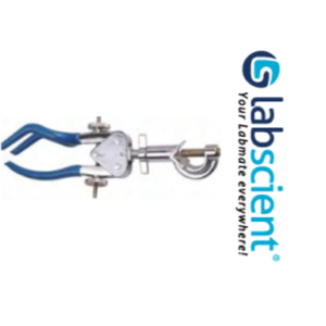 Pinza Metalica Extensión de Tres Dedos, 27 cm, con Nuez y Doble Ajuste, Tornillos Ajustables Metalicos.