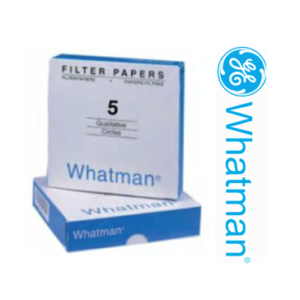 Papel de Filtro Cualitativo 24cm. Grado #5, Cantidad 100/PK.