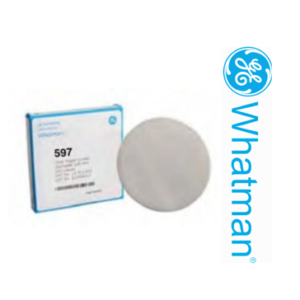 Papel de Filtro Cualitativo Plegado 31cm. Grado #597 FF, Cantidad 100/PK.