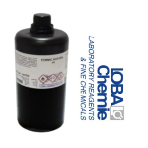 Ácido Fórmico 98 – 100% AR 1000ML, con Certificado de Analisis, CAS No: 64-18-6.