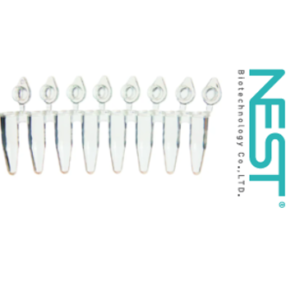 Tubo Eppendorf para PCR, Tira 8 Tubos x 0.2mL con tapón.