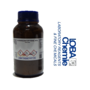 Aminoantipirina 99% Extra pura. (4-Aminoantipirina) (4-Aminofenazona) 100G, con Certificado de Análisis, CAS No: 83-07-8