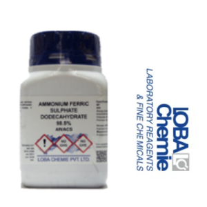 Amonio y Hierro (III) Sulfato 12-Hidrato 98,5% AR/ACS 500G, con Certificado de Análisis, CAS No:7783-83-7
