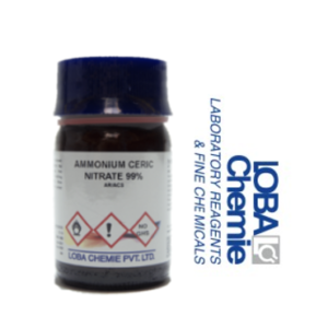 Amonio y Cerio Nitrato 99% AR/ACS. 100G, con Certificado de Análisis, CAS No:16774-21-3