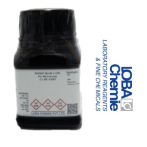 Azul de Disulfina C.I. No. 42045. (Azul Patente V) (VF) 25G, con Certificado de Análisis, CAS No: 129-17-9