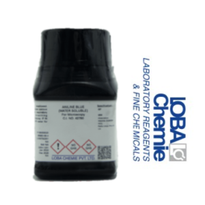 Azul Anilina Soluble en agua. C.I. No. 42780. (Azul Algodón) (Azul Chino) (Azul Agua) 25G, con Certificado de Análisis, CAS No: 28983-56-4