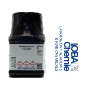 Bismarck Brown (R). C.I. No. 21010. Para Microscopía. (Pardo Bismarck) (Vesuvina) 25G, con Certificado de Análisis, CAS No:  5421-66-9