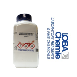 Amonio Oxalato Monohidrato 99,5% AR/ACS 1000G, con Certificado de Análisis, CAS No: 6009-70-7