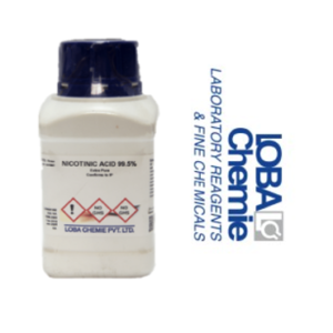 Ácido Nicotínico 99,5% Extra Puro. Conforme a IP 100G, con Certificado de Análisis, CAS No: 59-67-6