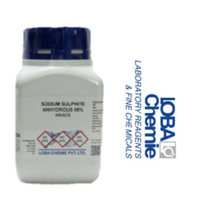 Sodio Sulfito Anhidro 98% AR/ACS 25K, con Certificado de Análisis, CAS No: 7757-83-7.