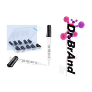 Pipeta Cuentagotas - 10 Unidades, Gotero De Vidrio De 0.0 fl oz Para Medicina, Aceite Esencial,Mmanualidades, Cuidado De La Piel, Experimentos Científicos, Medición Y Transferencia De Una.