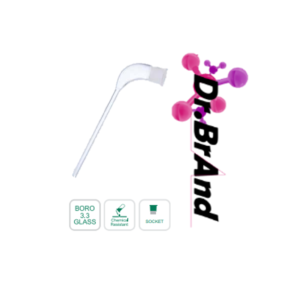 Adaptador Para Receptor, En vidrio Borosilicato 3.3. Esmerilado Hembra 29/32 Con tallo largo.