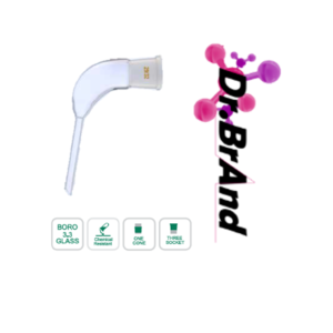 Alargadera Para Receptor, En vidrio Borosilicato 3.3. Esmerilado Hembra 29/32 Con Vástago.