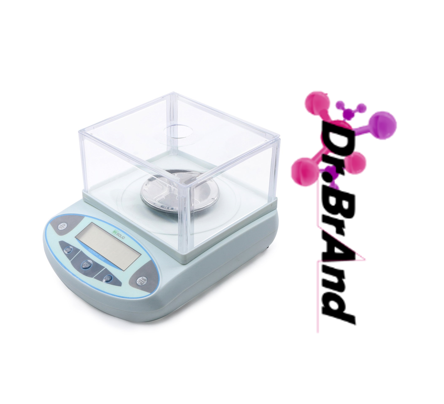 Balanza analítica digital de precisión US Solid 200x0,001 g 1 mg para laboratorios