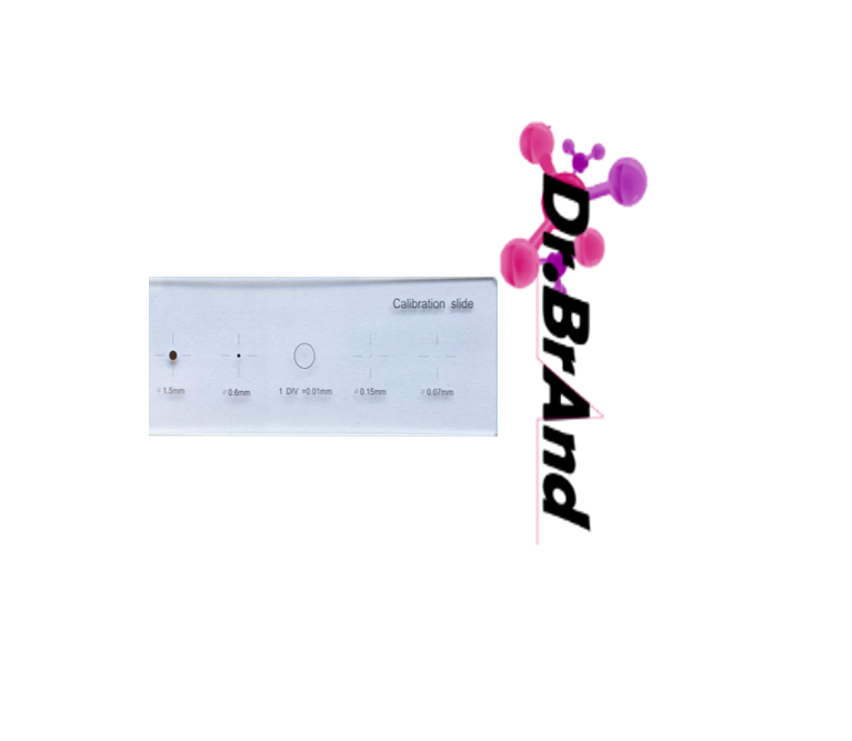Regla de Punto de 0.000, Diapositiva de Cámara Multifunción Placa Retícula, Calibración Precisa, Regla de Diapositiva Micrómetro de Etapa.