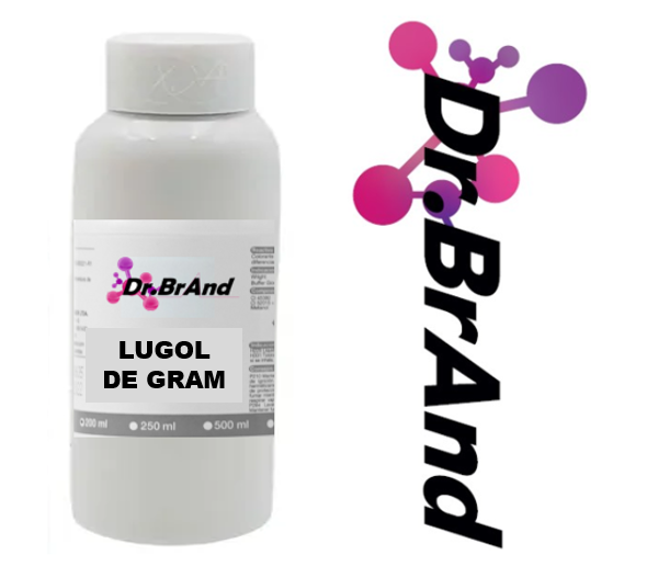 Lugol de Gram 120ml, Especial Para Fijaciones Microbiológicas.