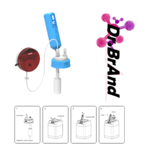 Tapa de seguridad Para Bidon de 20 Litros para Residuos Líquidos - 60c, Especial para Evitar la Fuga de Gases con Carbón Activado y Alarma de Llenado.