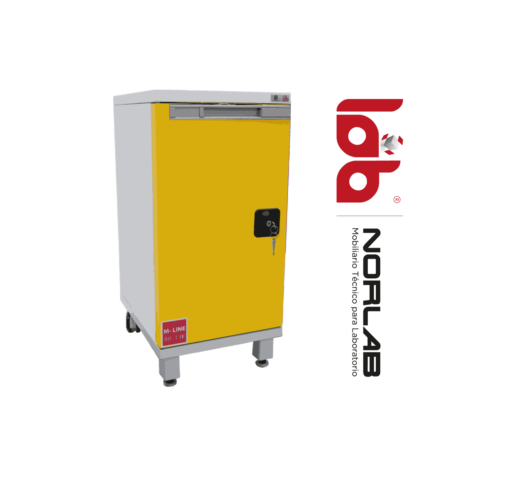 Gabinete Tecnico, Especial para Almacenamiento de Inflamables, Dimenciones 50x50x82 cm CO-LINE, Fabricado en Acero Galvanizado Calibre 18.