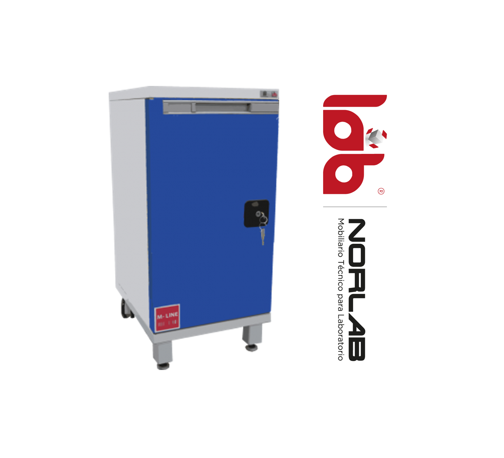 Gabinete Tecnico, Especial para Almacenamiento de Corrosivos, Dimenciones 50x50x82 cm CR-LINE, Fabricado en Acero Galvanizado Calibre 18.