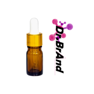 Gotero X 4 ML Ámbar Con Tapa Oro