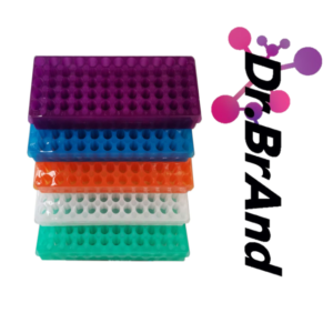 Gradilla de Polipropileno Autoclavable (121 °C, 15 psi, 20 min) de 60 Posiciones para Tubos de Microcentrífuga hasta 2.0 mL