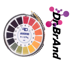 Papel Indicador Universal de pH en Rollo, Rango 0 -14 Contiene 5 Metro por Rollo