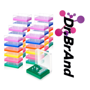 Gradilla para Microtubos PCR de 96 Posiciones, 8 x 12, con Tapa – Kingdder ; Unidad