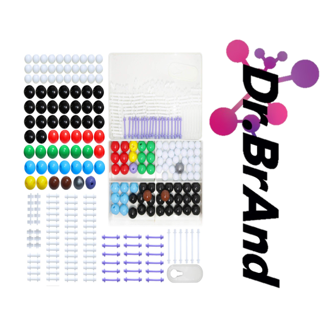 Kit de Modelos Moleculares de Química Orgánica e Inorgánica para Estudiantes y Profesores.